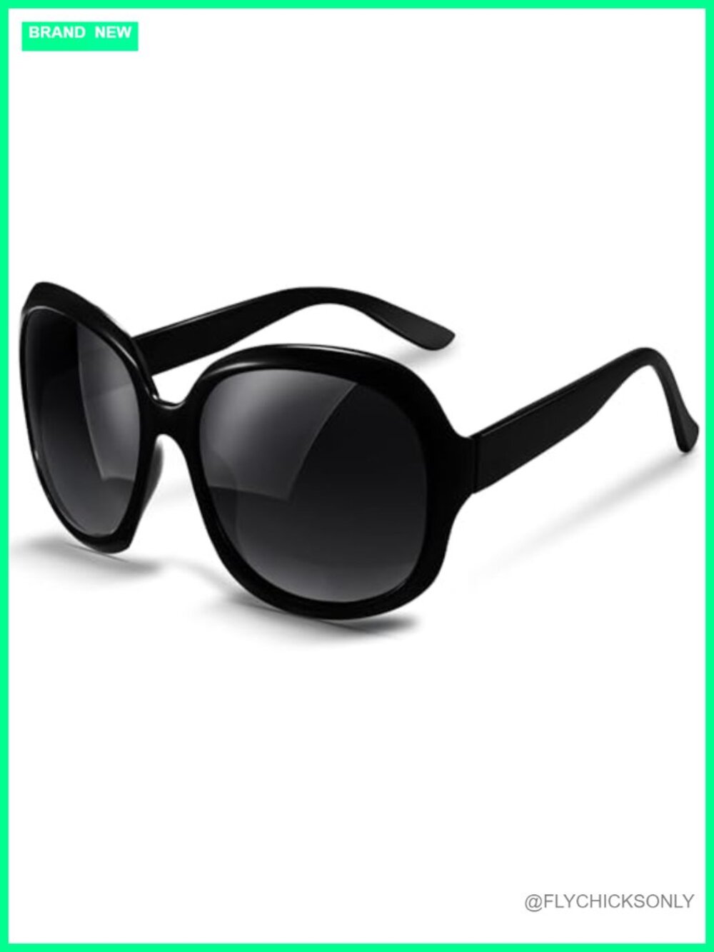 Oversized Polarized Bug Eye Sunglasses UV400 Retro Shades